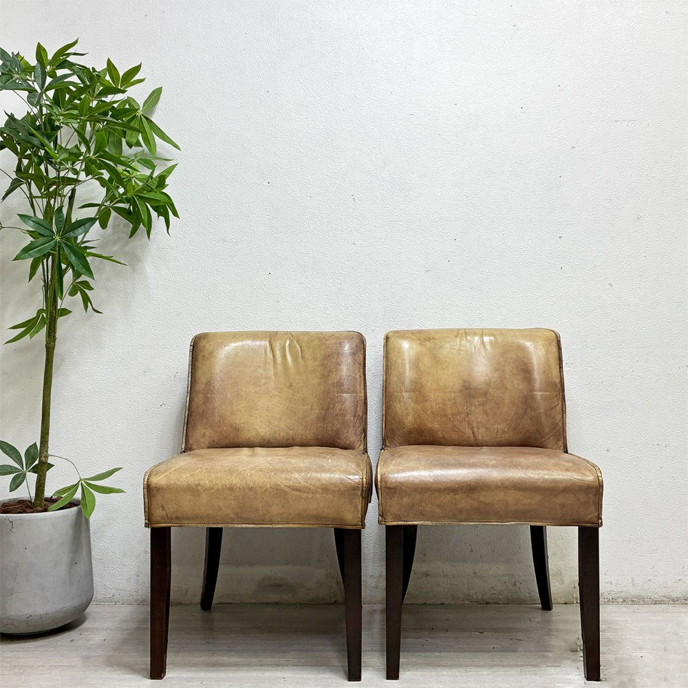 ダルトン DULTON ランディーチェア Randy Chair 本革 レザー ラウンジチェア アームチェア ビンテージスタイル A ●