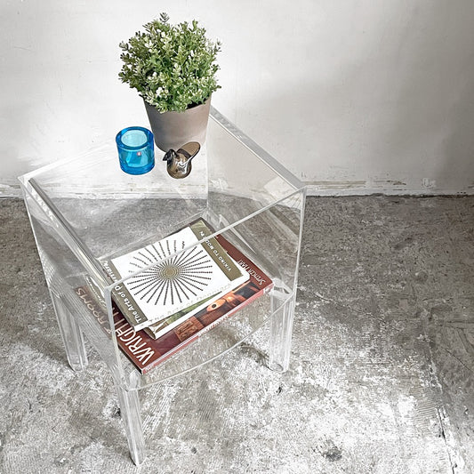 カルテル Kartell スモールゴーストバスター SMALL GHOST BUSTER コンソールテーブル サイドテーブル クリスタル W40cm フィリップ・スタルク ■