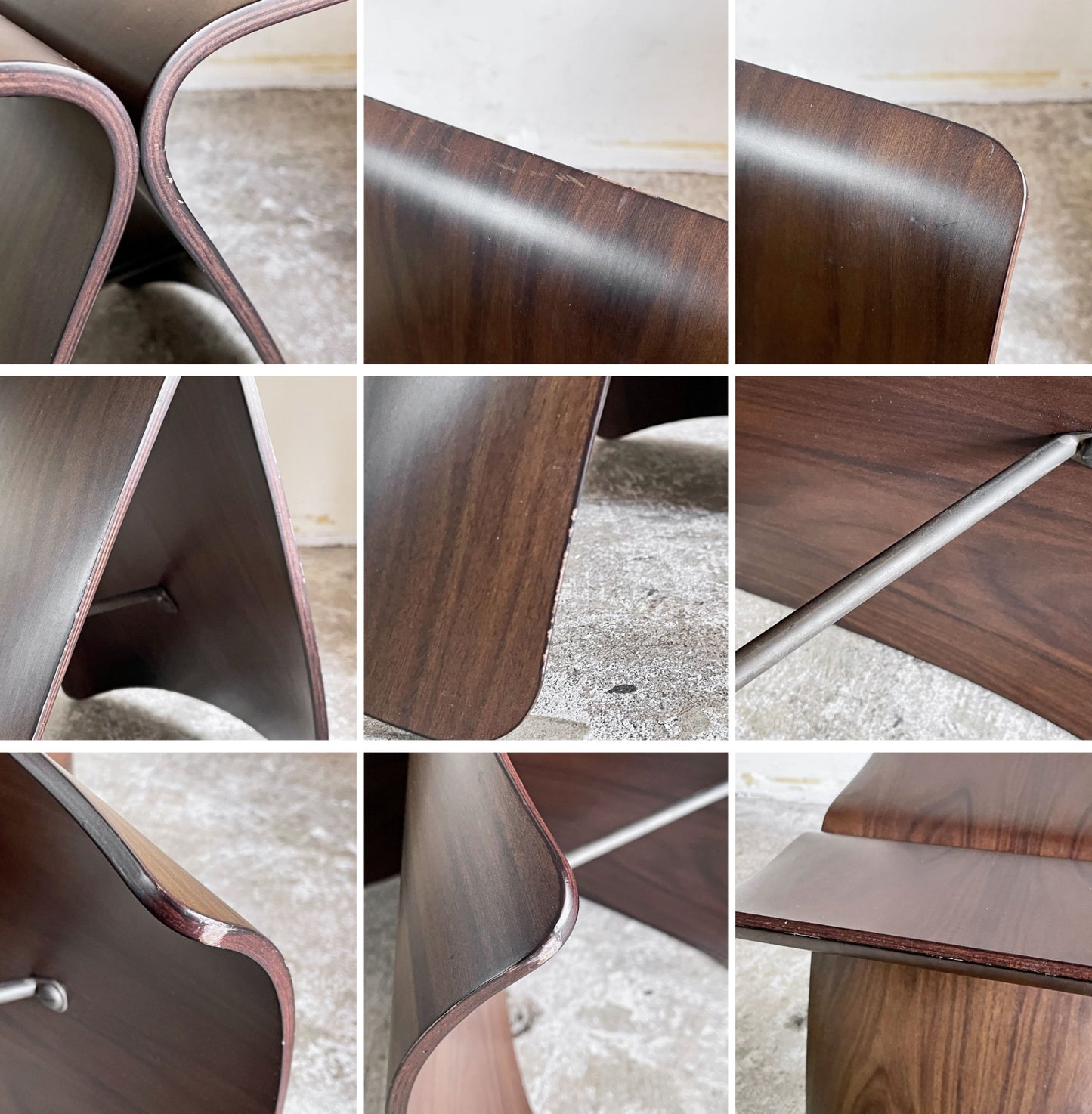 天童木工 Tendo バタフライスツール ローズウッド 柳宗理 MoMA ジャパニーズモダン ■