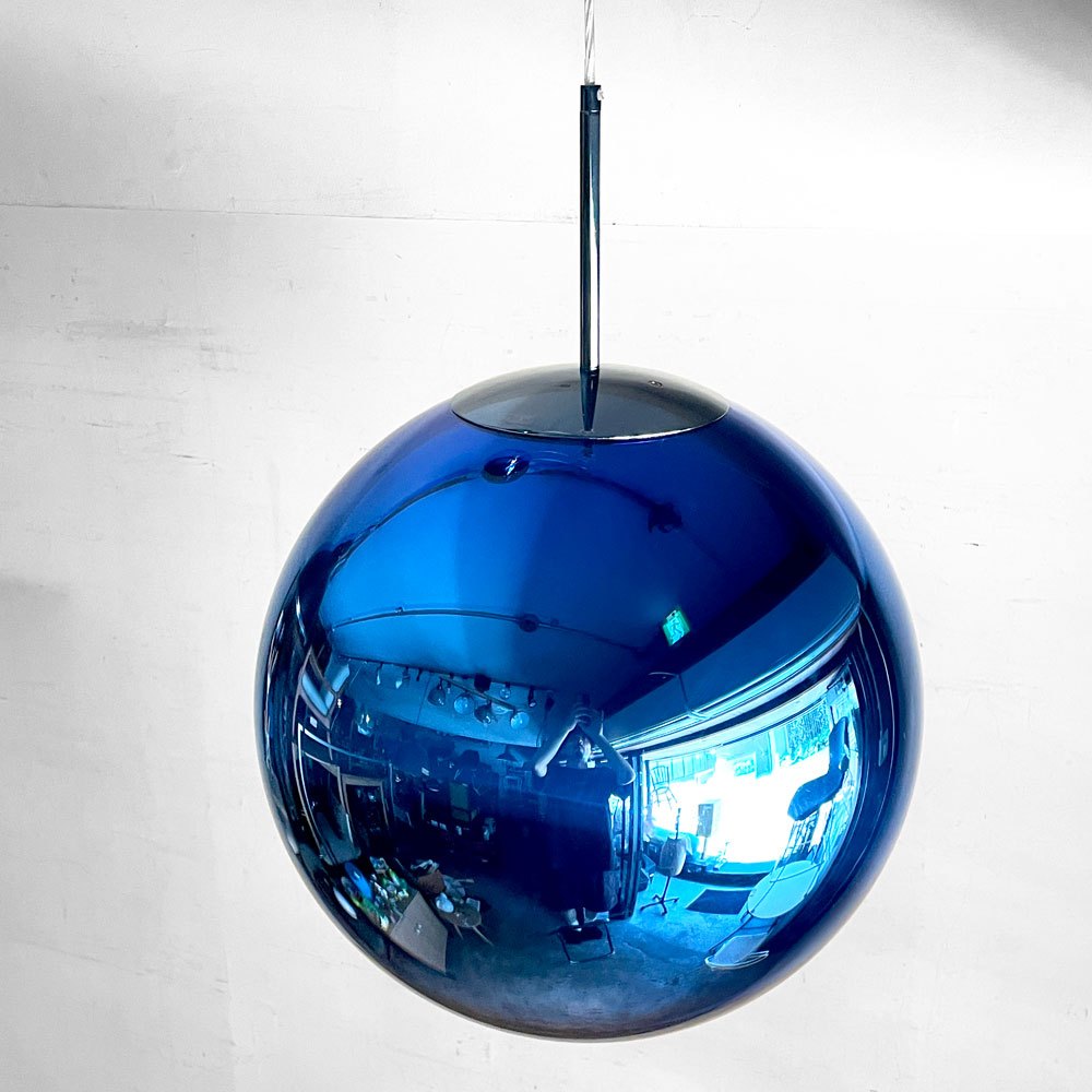 トムディクソン Tom Dixon コッパー Copper Round Pendant 45 ペンダントライト ブルー 定価¥113,000- 廃番 ■
