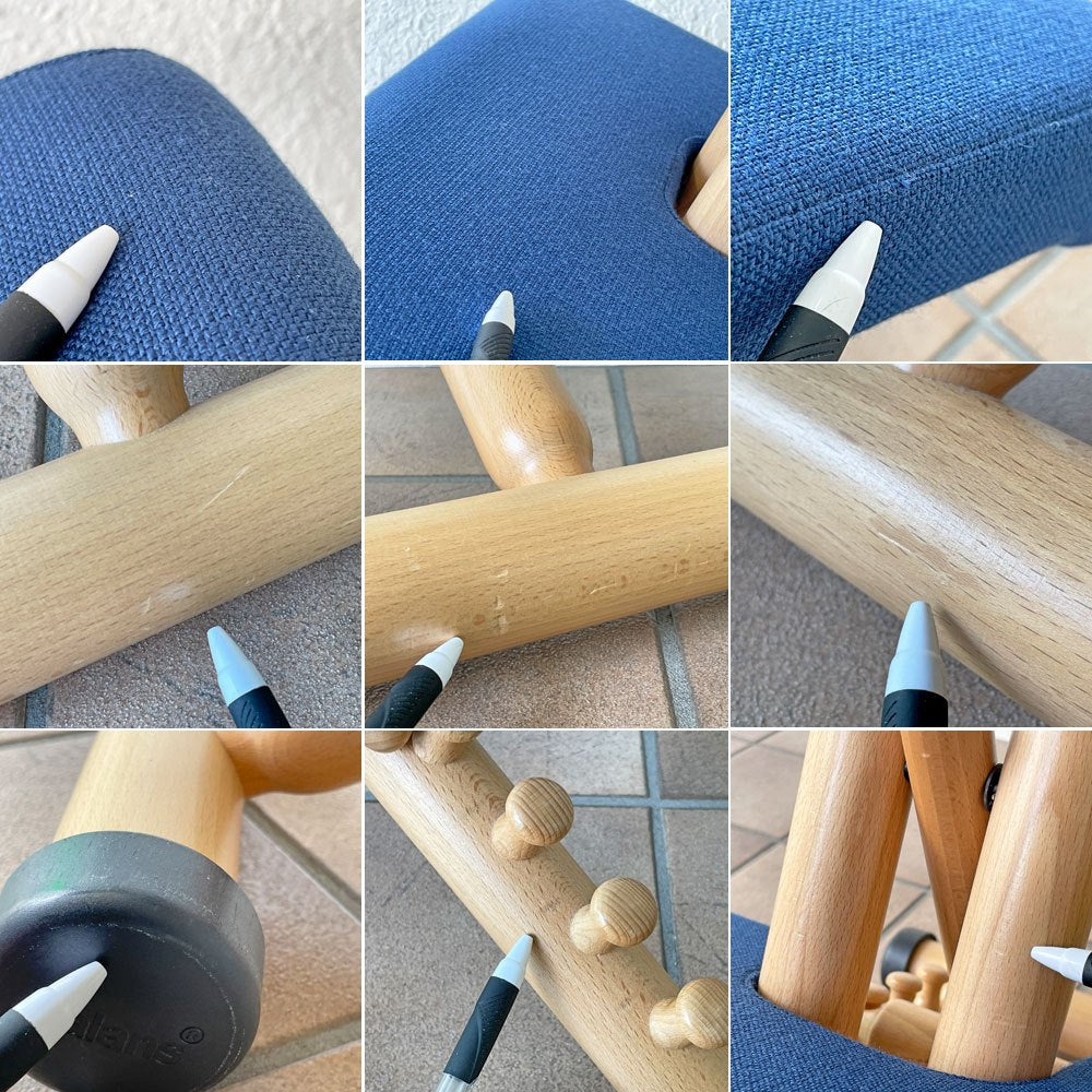 ストッケ STOKKE ヴァリエ VARIER マルチバランス MULTI バランスチェア ブルー 学習椅子 北欧家具 ◇