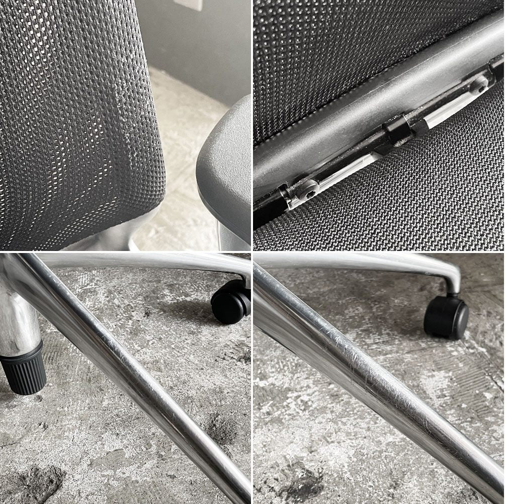 ヴィトラ vitra メダ2チェア MEDAⅡ オフィスチェア デスクチェア 昇降機能 リクライニングロック ブラック アルベルト・メダ ■