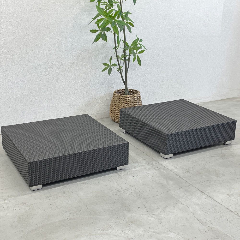 ワイスワイス WISE WISE ミロ MIRO SV-109S オットマン フットスツール プラスチックコード 屋外使用可能 未使用保管品 約73,500円 D 〓