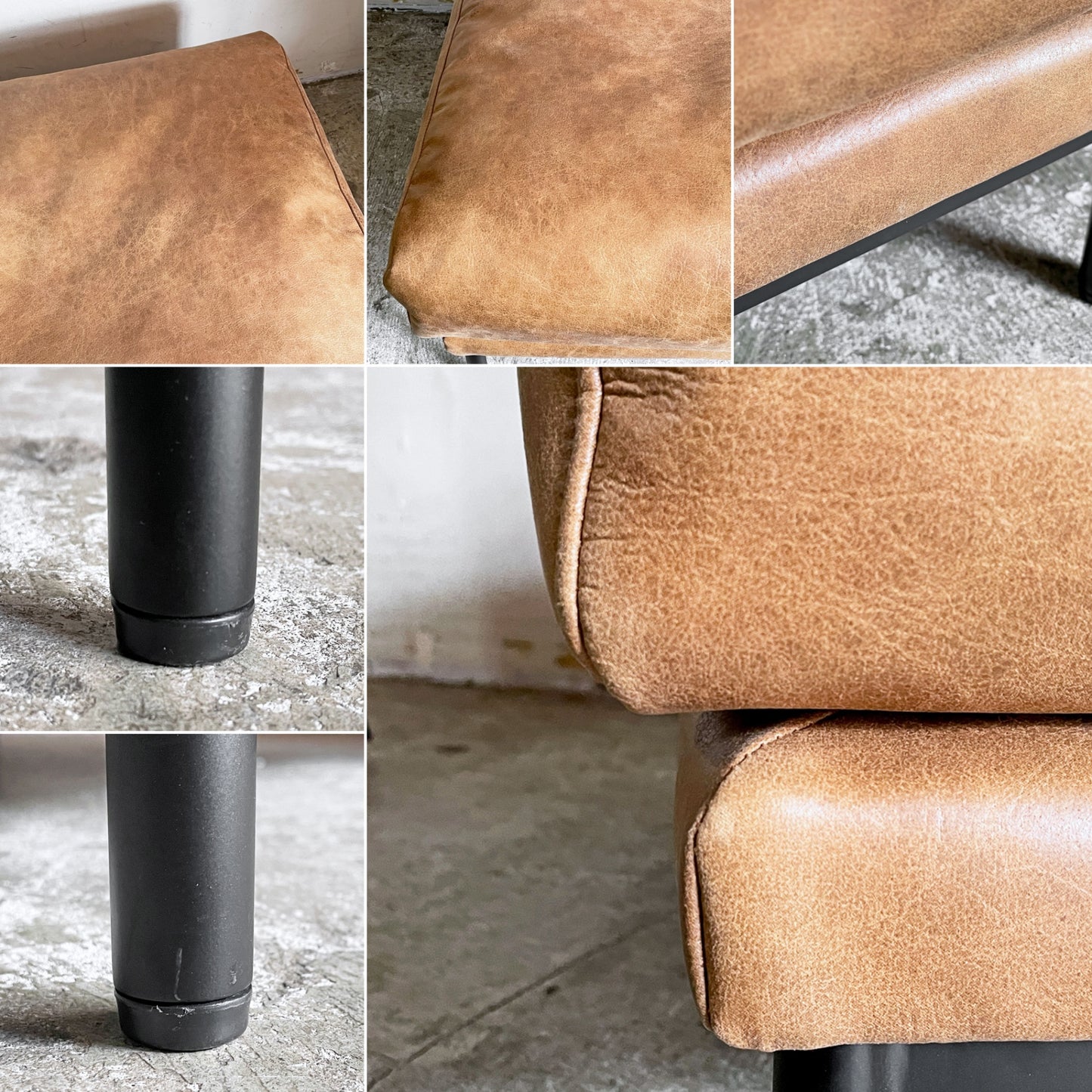 クラッシュゲート CRASH GATE プルート スツール PLUTO STOOL オットマン オーカーブラウン スーパーレザーテックス ■