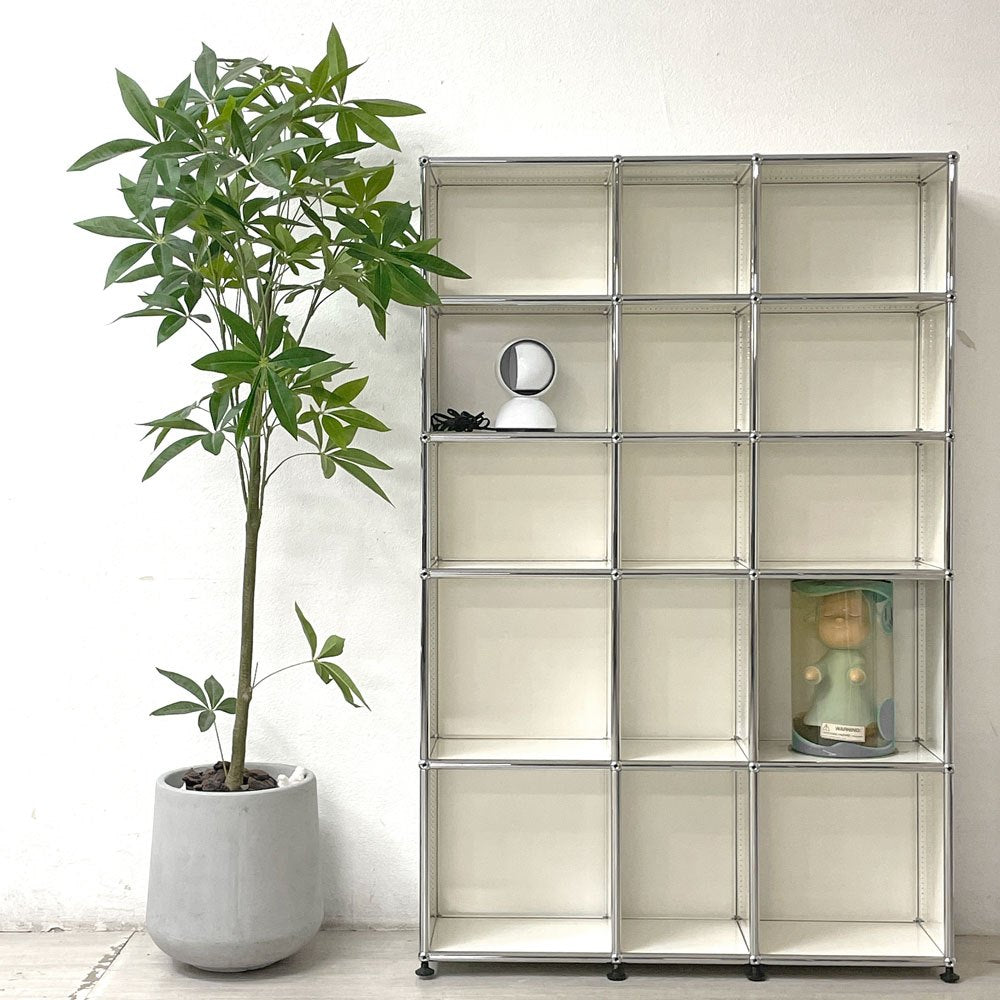 ユーエスエムハラー USMハラー USM Haller キャビネット シェルフ 3列5段 W98×D27×H150cm ●