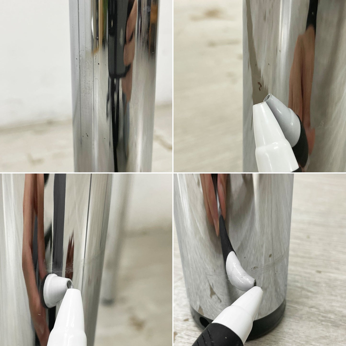 USMハラー USM Haller モジュラーファニチャー USMハラーテーブル ダイニングテーブル W75cm ビーチ材天板 スクエア天板 高さ調整機能付 モダンデザイン ●