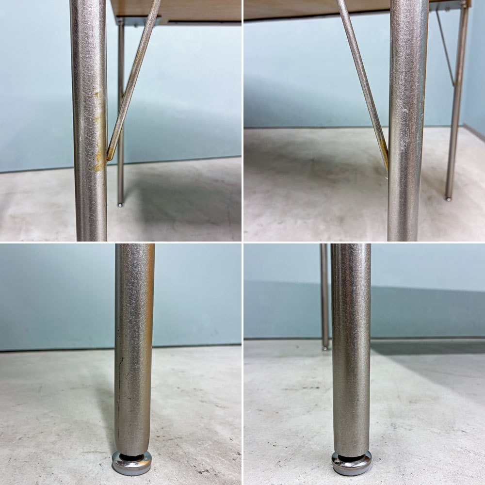 クラッシュゲート CRASHGATE ノットアンティークス Knot Antiques マテリア MATERIA ダイニングテーブル w178cm チェス柄天板 + No.2脚 関家具 ◎