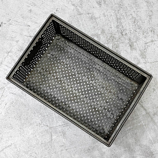 SCHAFER スタッキング ストレージボックス パンチングメタル インダストリアル ドイツビンテージ D ●