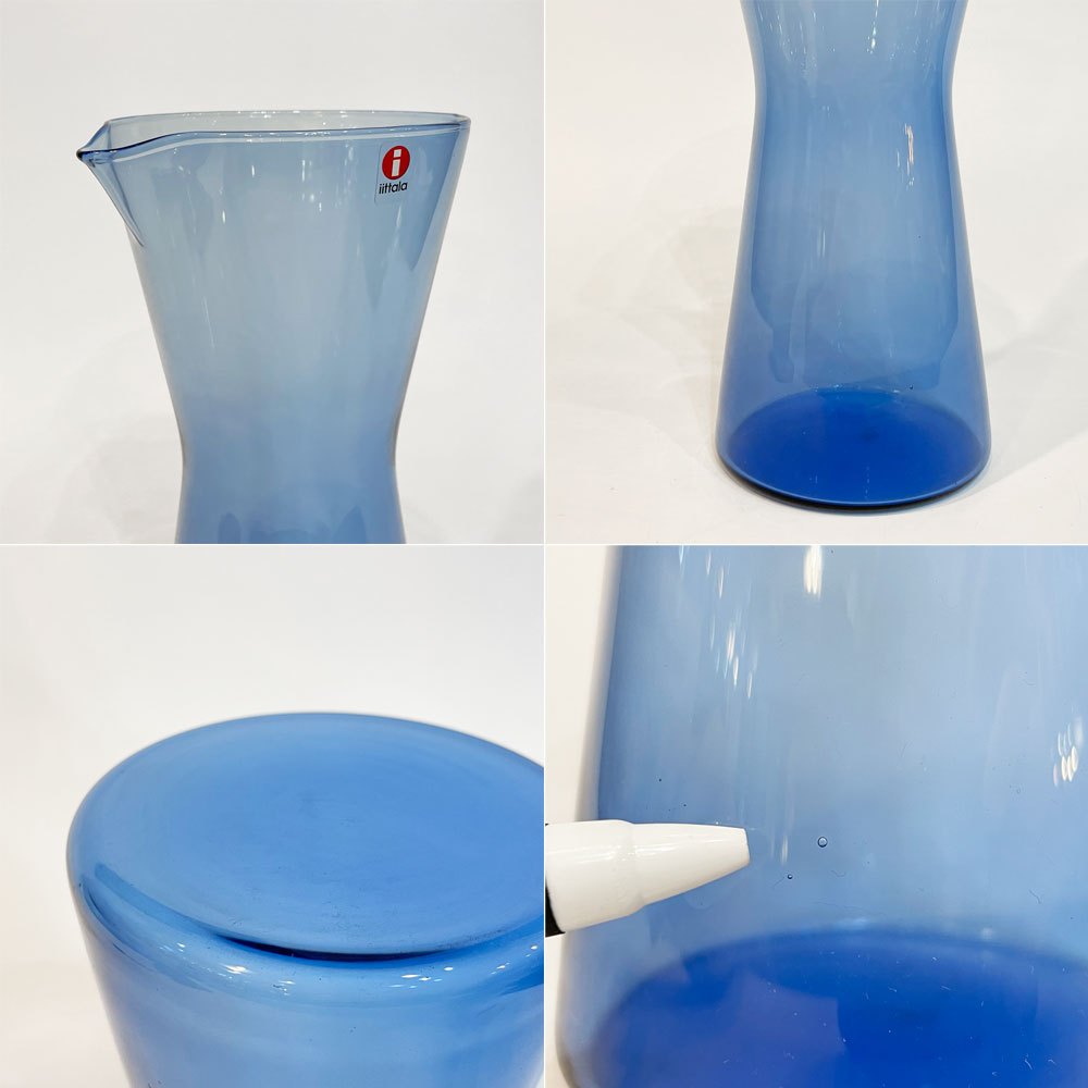 イッタラ iittala カルティオ Kartio カラフェ ウルトラマリンブルー カイ・フランク フィンランド H22cm 北欧雑貨 参考価格¥19,800- ★