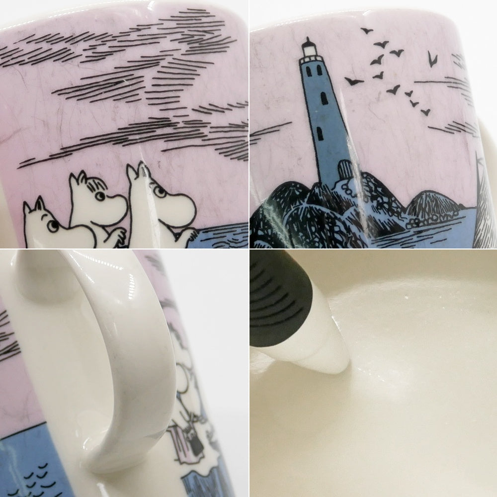 アラビア ARABIA ムーミンマグ ナイトセーリング Night Sailing 65周年記念 2010年限定 フィンランド 北欧食器 B ●