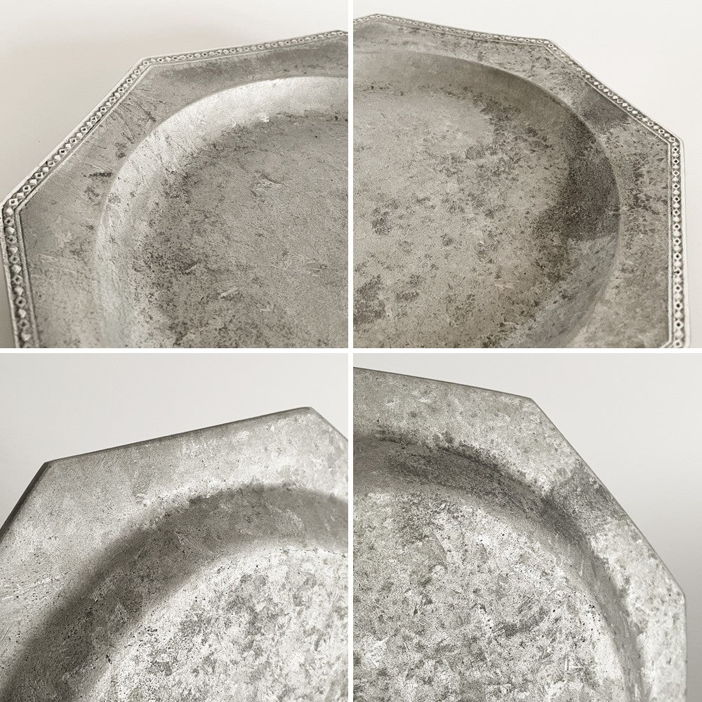 コフェ co+fe オクトゴナルプレート 八角 22cm アルミニウム 現代作家 ■