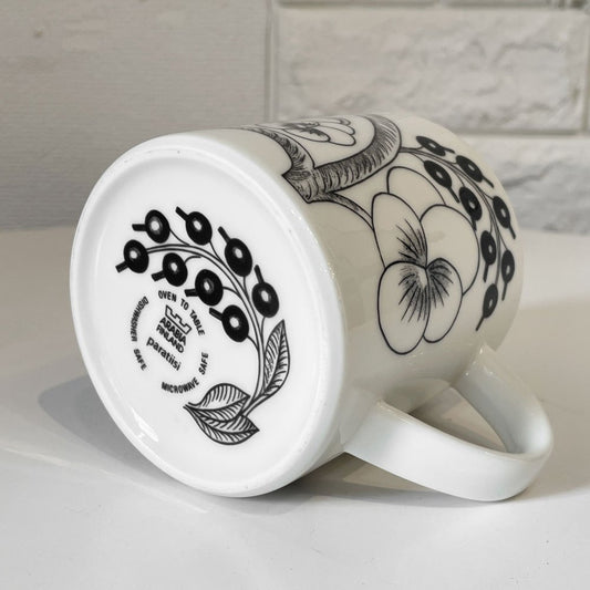 アラビア ARABIA パラティッシ PARATIISI マグカップ ブラック 350ml 旧ロゴ 北欧食器 A ◎