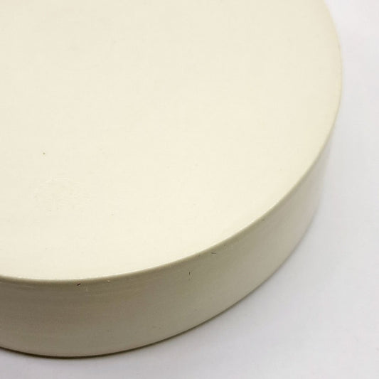 岩田哲宏 台皿 コンポート皿 半磁器 白 透明釉 Φ12cm 現代作家 ●