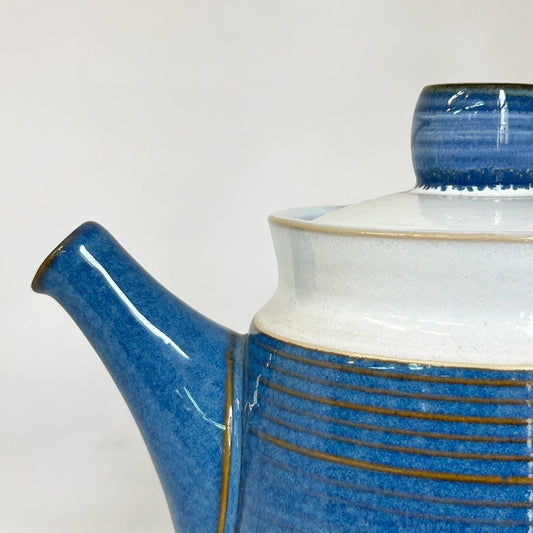 デンビー DENBY Chatsworth チャッツワース コーヒーポット ストーンウェア ジリアン・ペンバートン Gillian Pemberton UKビンテージ 英国 ●