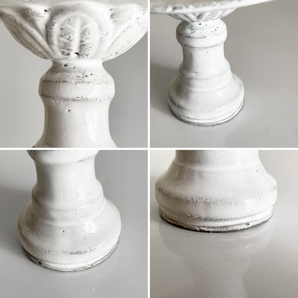 アスティエ・ド・ヴィラット Astier de Villatte レリジュ Religieuse ディッシュスタンド コンポート W12cm 陶器 フランス ■