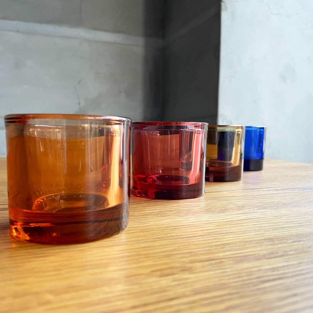 イッタラ iittala マリメッコ marimekko キビ kivi キャンドルホルダー レッドガーネット 60mm ヘイッキ・オルヴォラ フィンランド 廃番カラー ♪