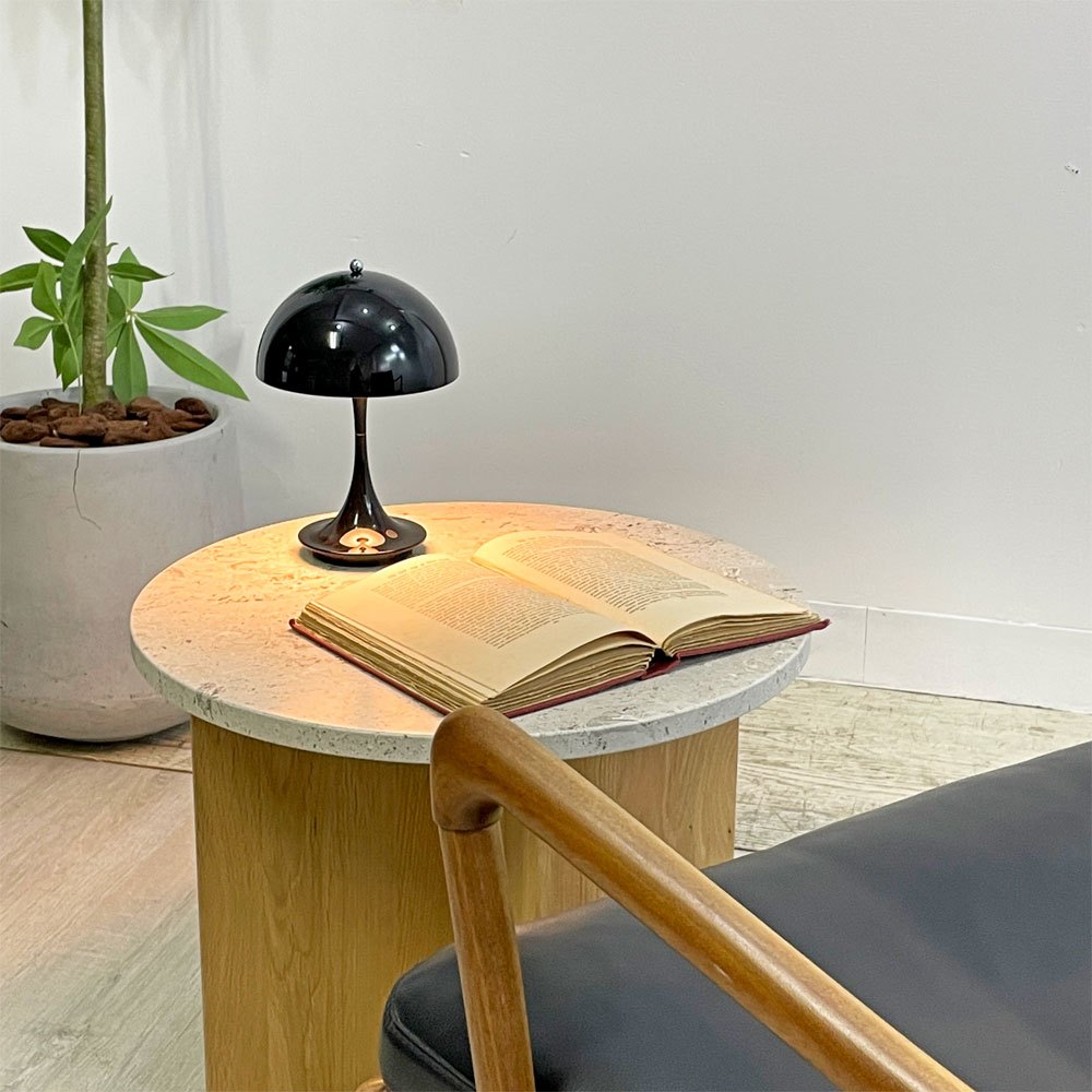 ルイスポールセン Louis Poulsen パンテラ Panthella 160 ポータブル Portable テーブルライト USB充電式 ブラック 箱付 ヴェルナー・パントン ●