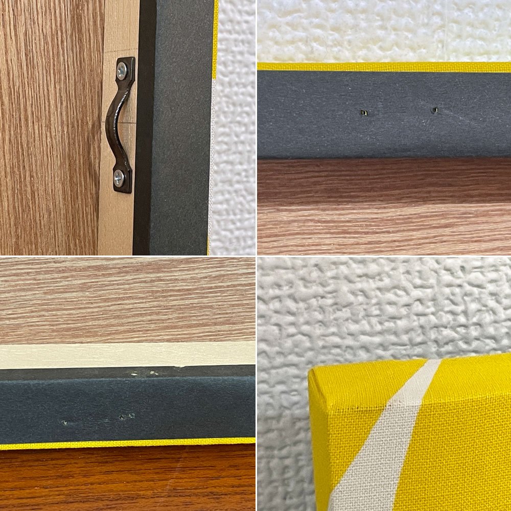 マリメッコ marimekko ウニッコ UNIKKO ファブリックパネル 45×45 マイヤイソラ Maija Isola イエロー フィンランド 北欧雑貨 ◎