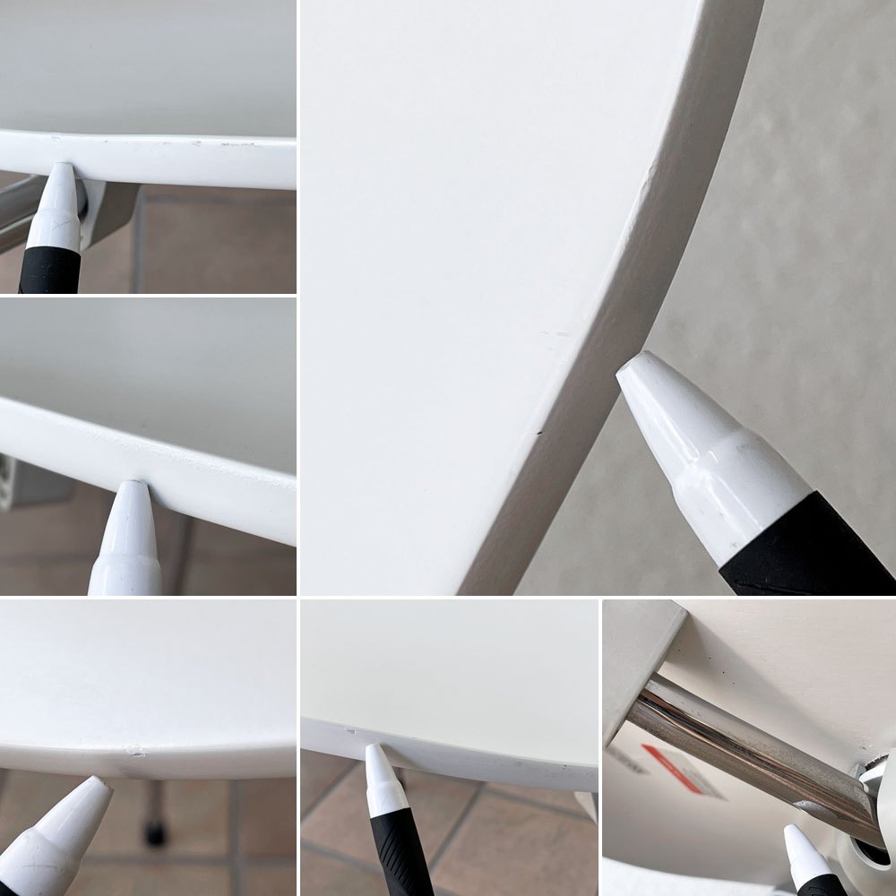フリッツハンセン Fritz Hansen 3107 セブンチェア ラッカー仕上げ ホワイト スタッキング アルネ・ヤコブセン デンマーク 北欧家具 B ◇