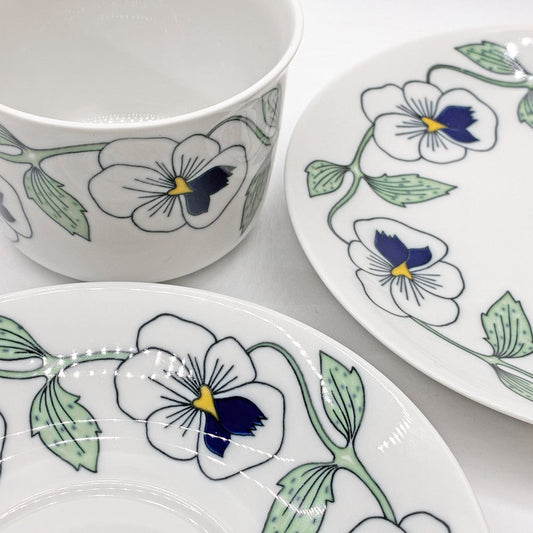 ロールストランド Rorstrand シルビア Sylvia カップ&ソーサー C&S トリオ スウェーデン 北欧食器 美品 ビンテージ 希少 ★