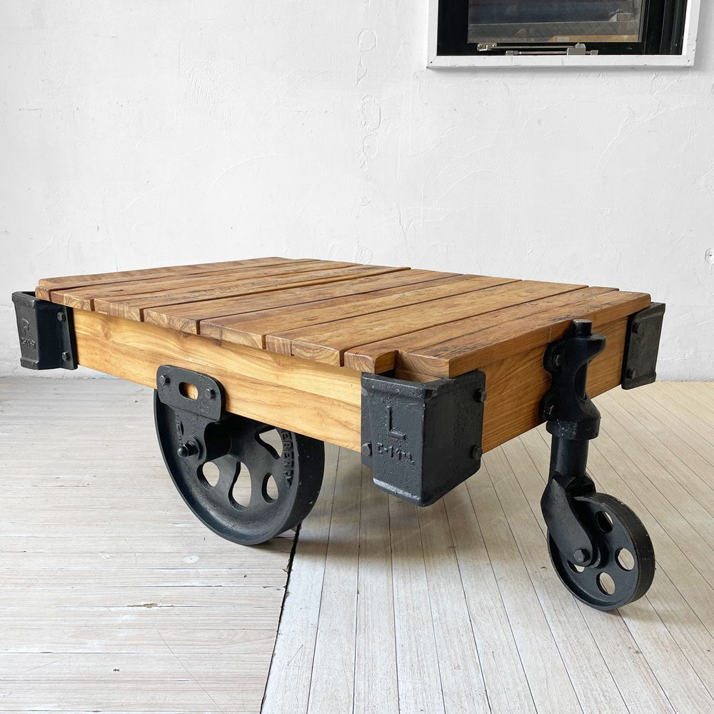 アクメファニチャー ACME Furniture ギルド GUILD ドーリーテーブル DOLLY TABLE S ローテーブル チーク古材 –  TOKYO RECYCLE imption