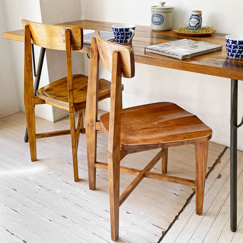 ジャーナルスタンダード journal standard Furniture j.s.F シノン ダイニングチェア CHINON CHAIR WOOD ラバーウッド材 定価¥25,300- B ★