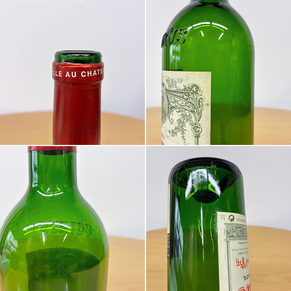 シャトー・ペトリュス Chateau Petrus 1999年 ワインボトル 空き瓶 フランス 店舗什器 ◎
