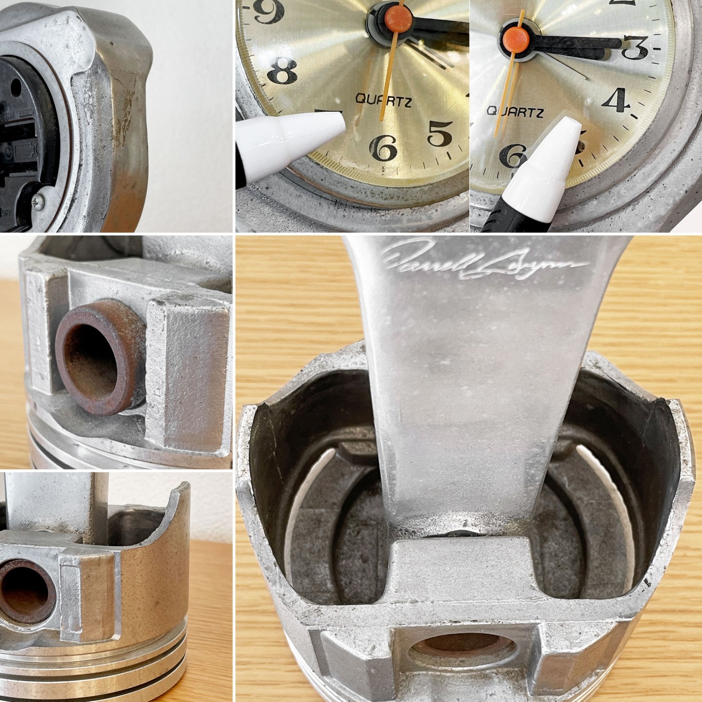 ダレルグウィン DARRELL GWYNN PISTON NHRA レーシングクロック ◇