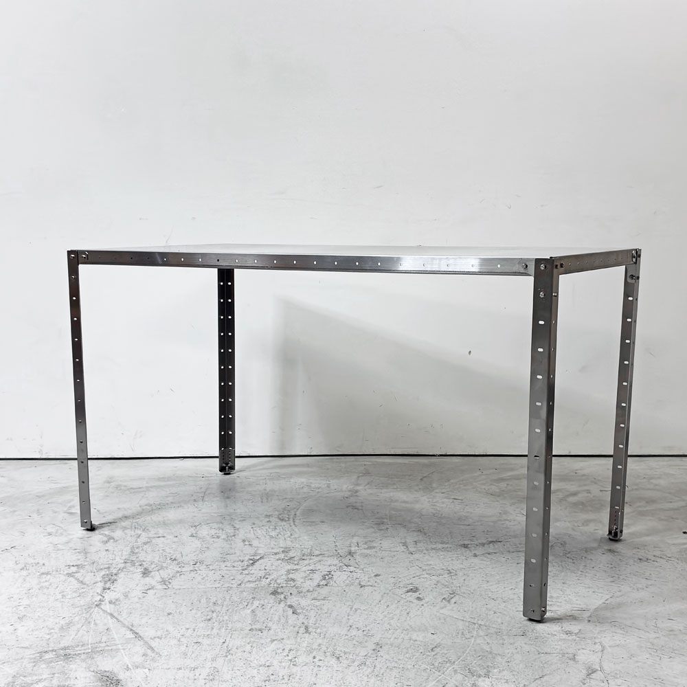 ミルズ MILLS ステンレス ワークデスク ダイニングテーブル W120cm