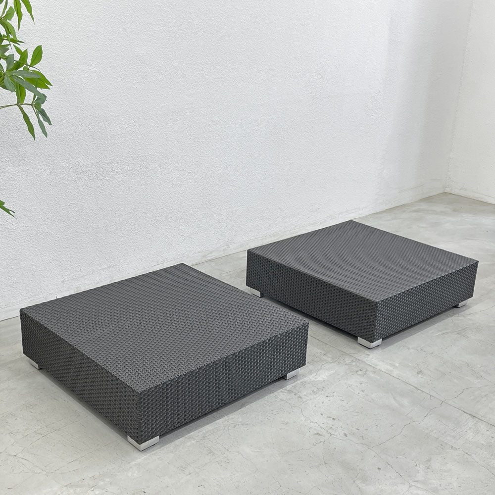 ワイスワイス WISE WISE ミロ MIRO SV-109S オットマン フットスツール プラスチックコード 屋外使用可能 未使用保管品 定価約73,500円 E 〓
