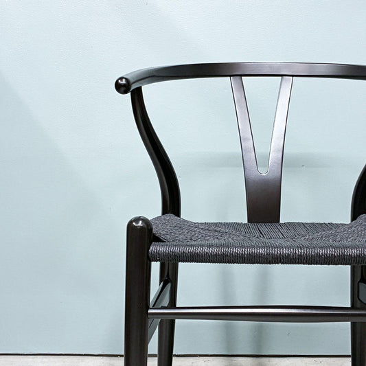 カールハンセン&サン Carl Hansen & Son CH24 Yチェア ブラックラッカー×ブラックペーパーコード ビーチ材 ハンス・J・ウェグナー デンマーク 北欧家具 ◎
