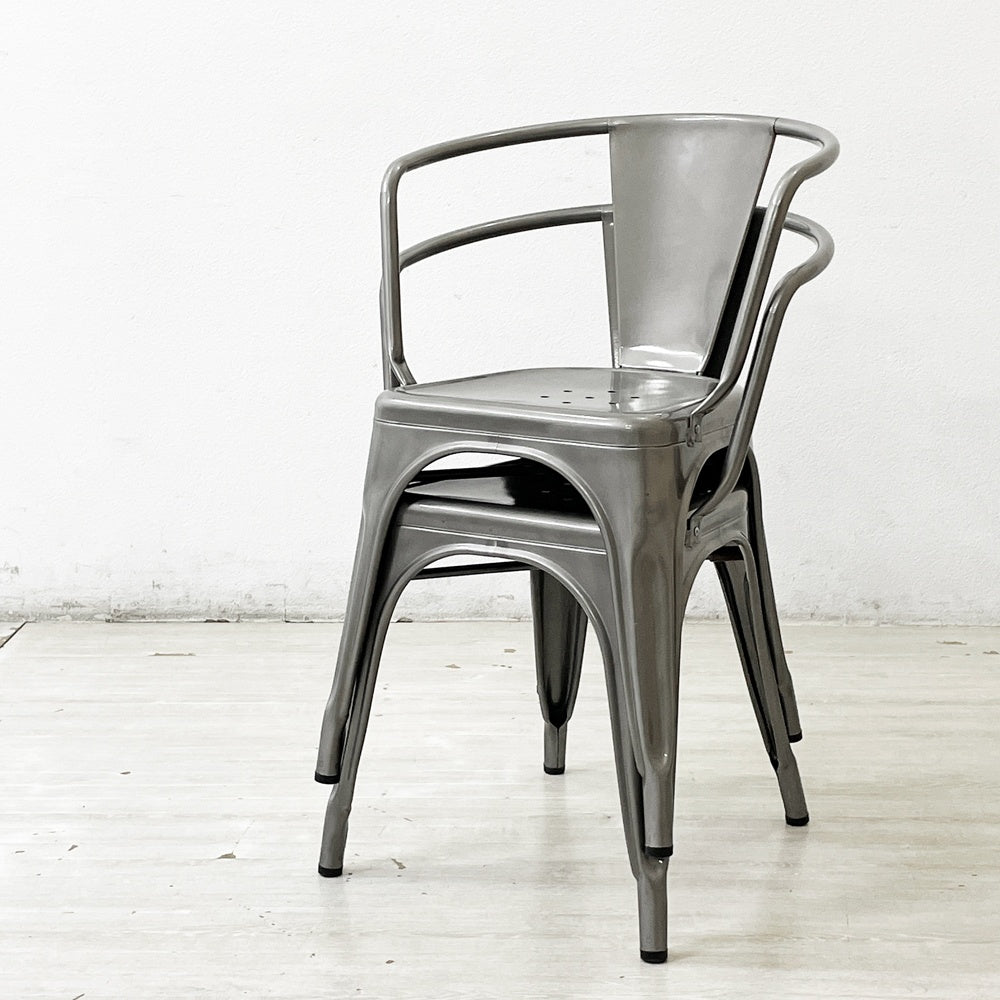 トリックス TOLIX エーチェア A-chair A56 アームチェア スタッキング スチール インダストリアル 工業系 カフェスタイル フランス B ●