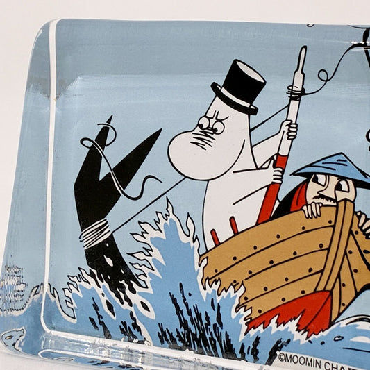 イッタラ iittala ムーミン MOOMIN ムーミンパパ ガラスカード オブジェ ガラス 北欧雑貨 ●