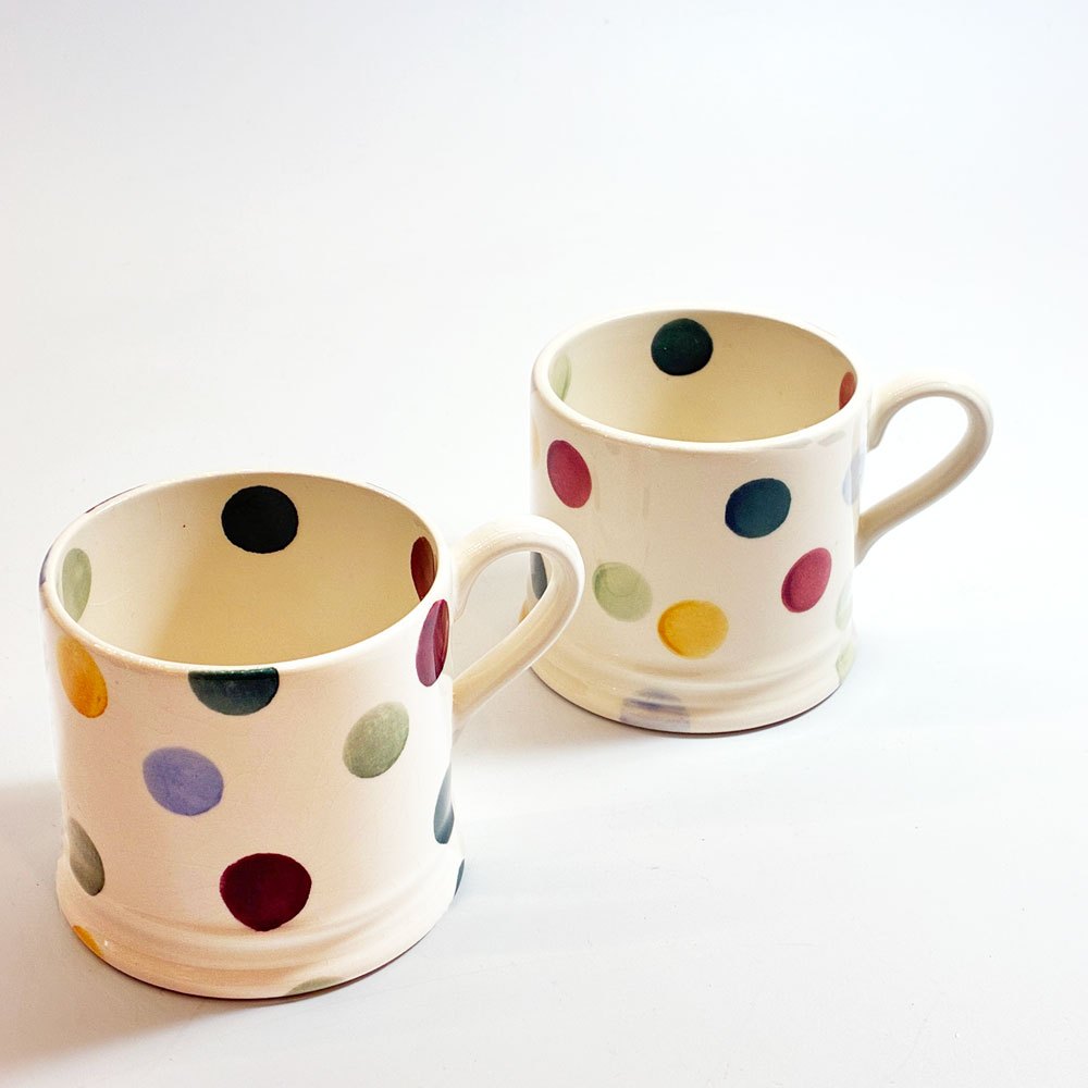エマ・ブリッジウォーター Emma Bridgewater ポルカドット スモール マグカップ 水玉 イギリス 英国食器 B ★