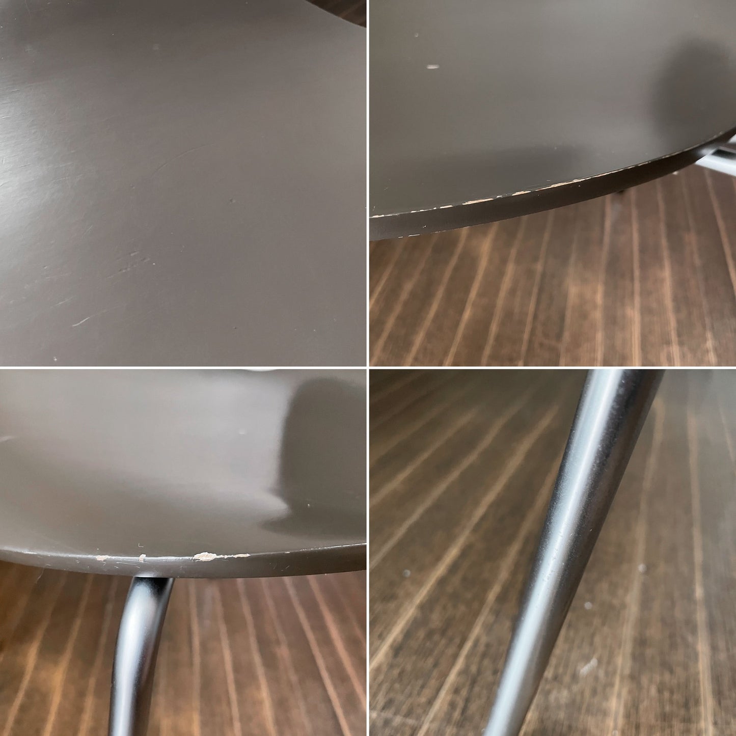 フリッツハンセン Fritz Hansen 3107 セブンチェア ラッカー ダークブラウン アルネ・ヤコブセン デンマーク 北欧家具 定価¥81,180- B ◎