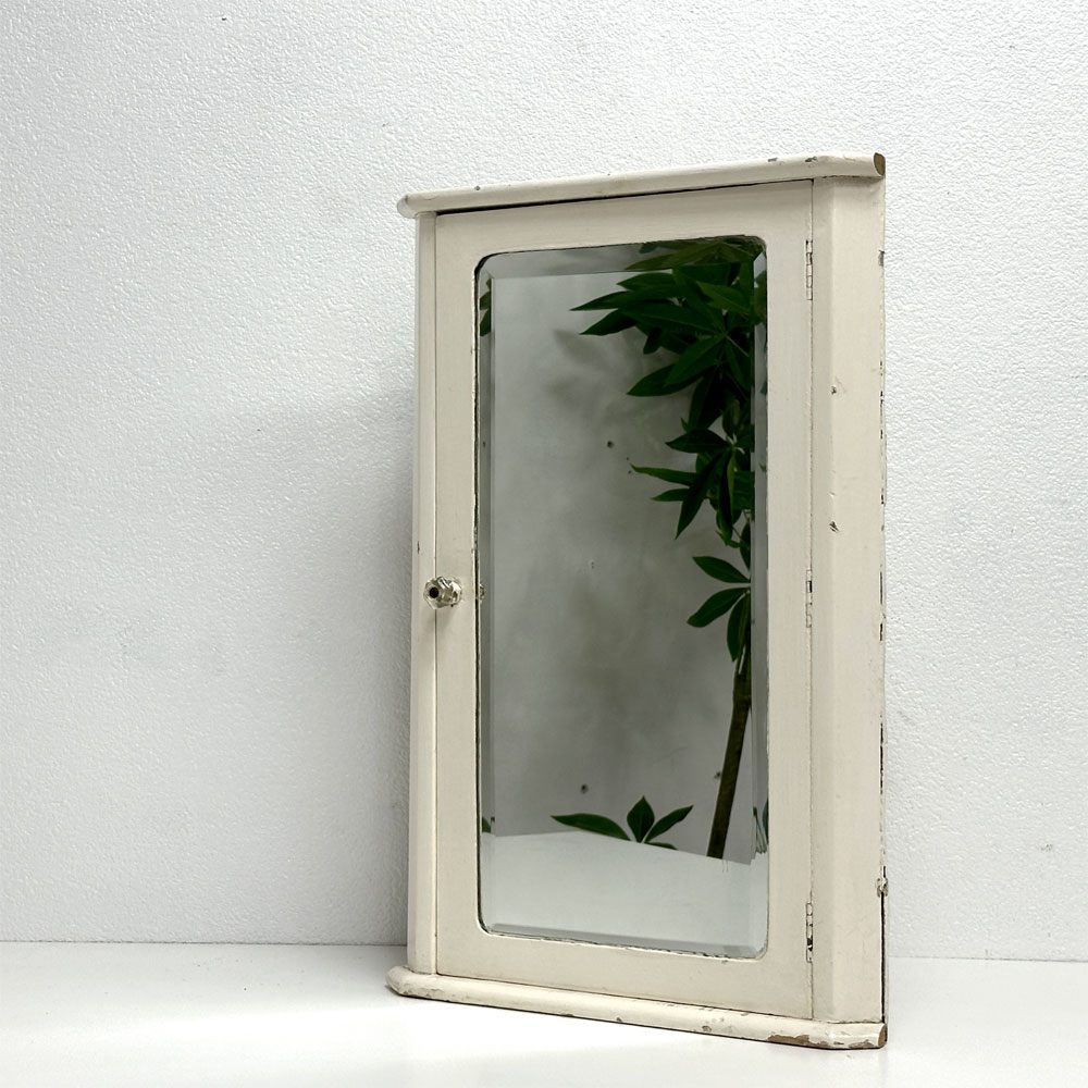 フランスアンティーク・ウォールキャビネット・棚・シャビーシック