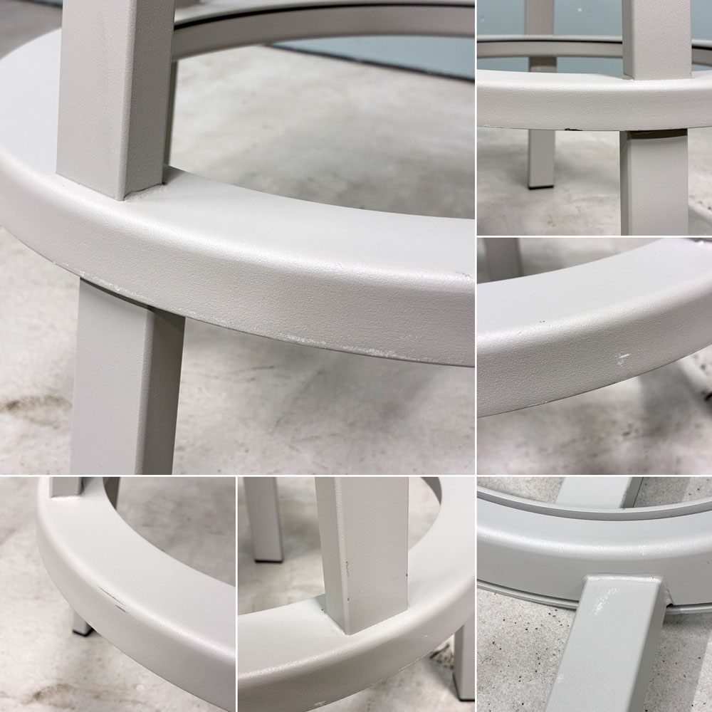 ヘイ HAY リボルバー バースツール ロー REVOLVER BAR STOOL LOW H65cm スカイグレー 回転式座面 レオン・ランズメイヤー デンマーク 定価¥51,700- ◎