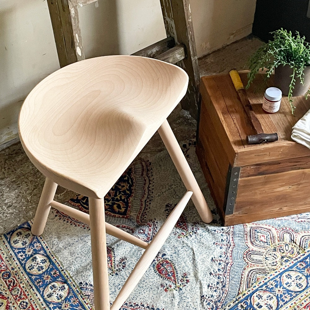 ワーナー Werner シューメーカーチェア Shoemaker Chair NO.59 スツール ビーチ材 ソープ仕上げ ラーズ・ワーナー デンマーク 北欧家具 ■