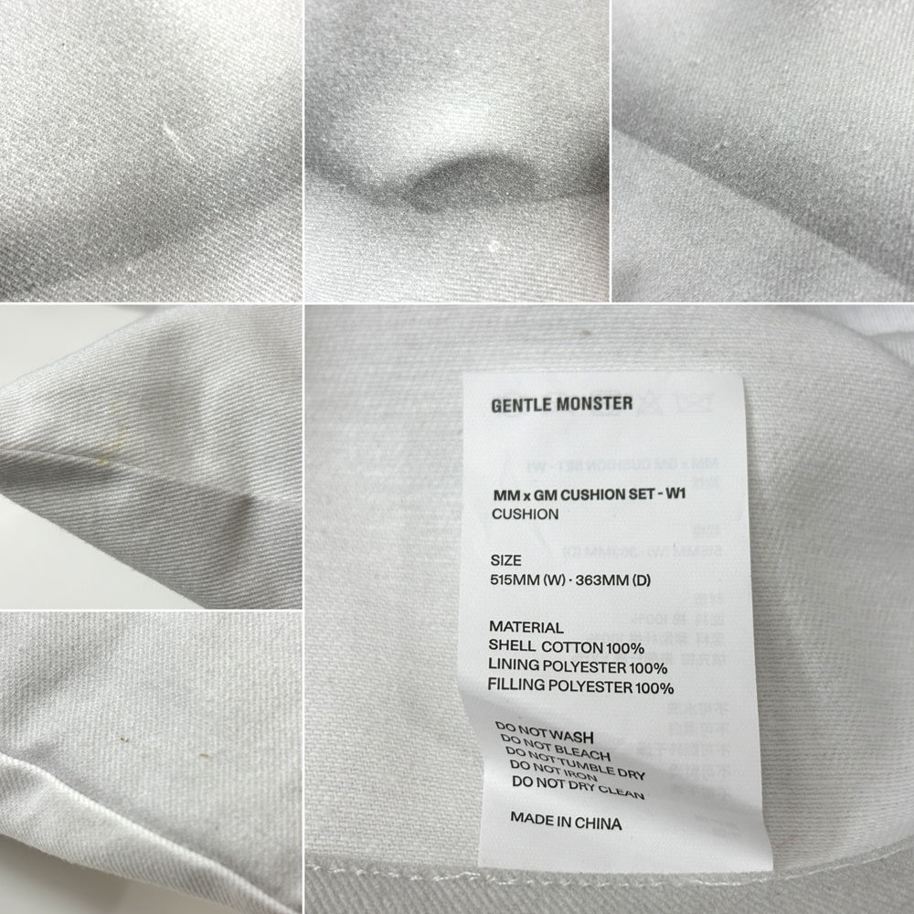 メゾンマルジェラ × ジェントルモンスター Maison Margiela GENTLE MONSTER コラボクッション プリント グラムスラム ノベルティ 非売品 ●