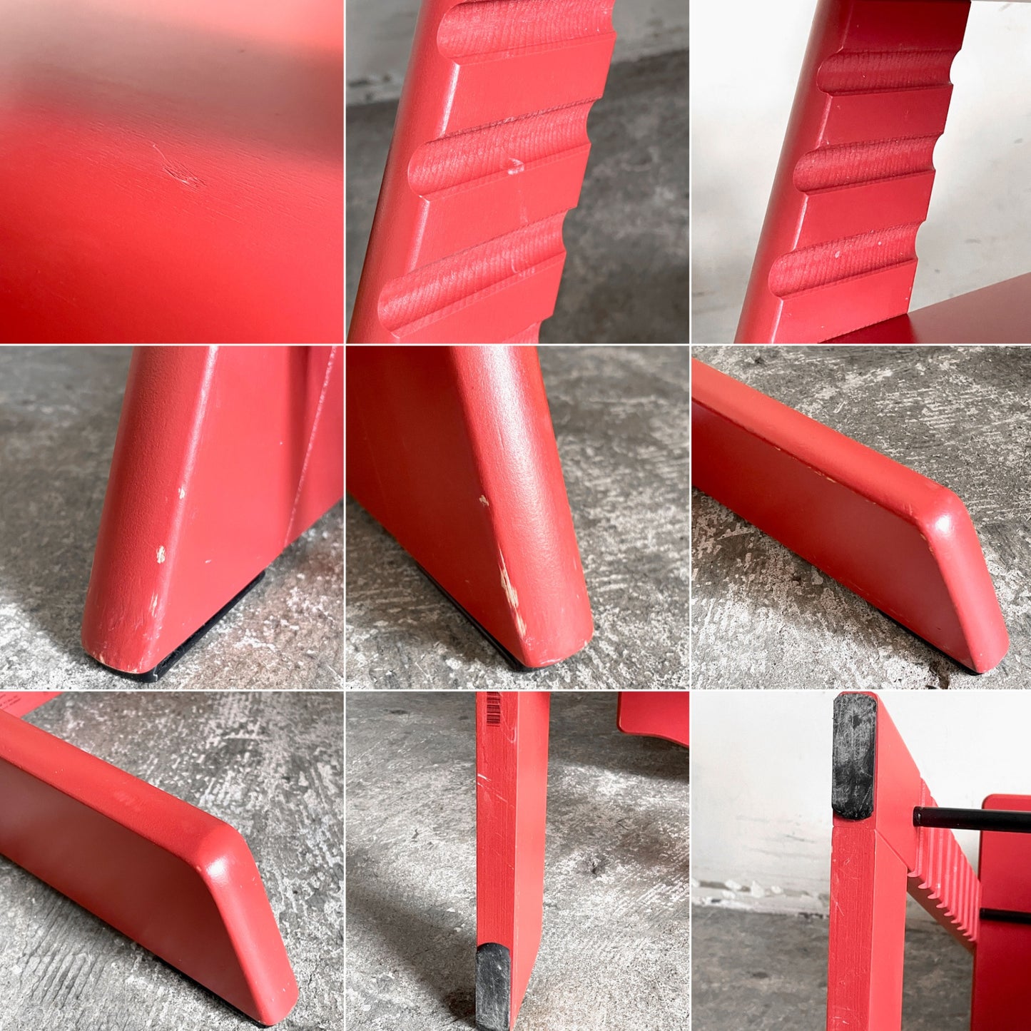 ストッケ STOKKE トリップトラップ TRIPP TRAPP ベビーチェア キッズチェア レッド S/N6~ ノルウェー 北欧家具 ■