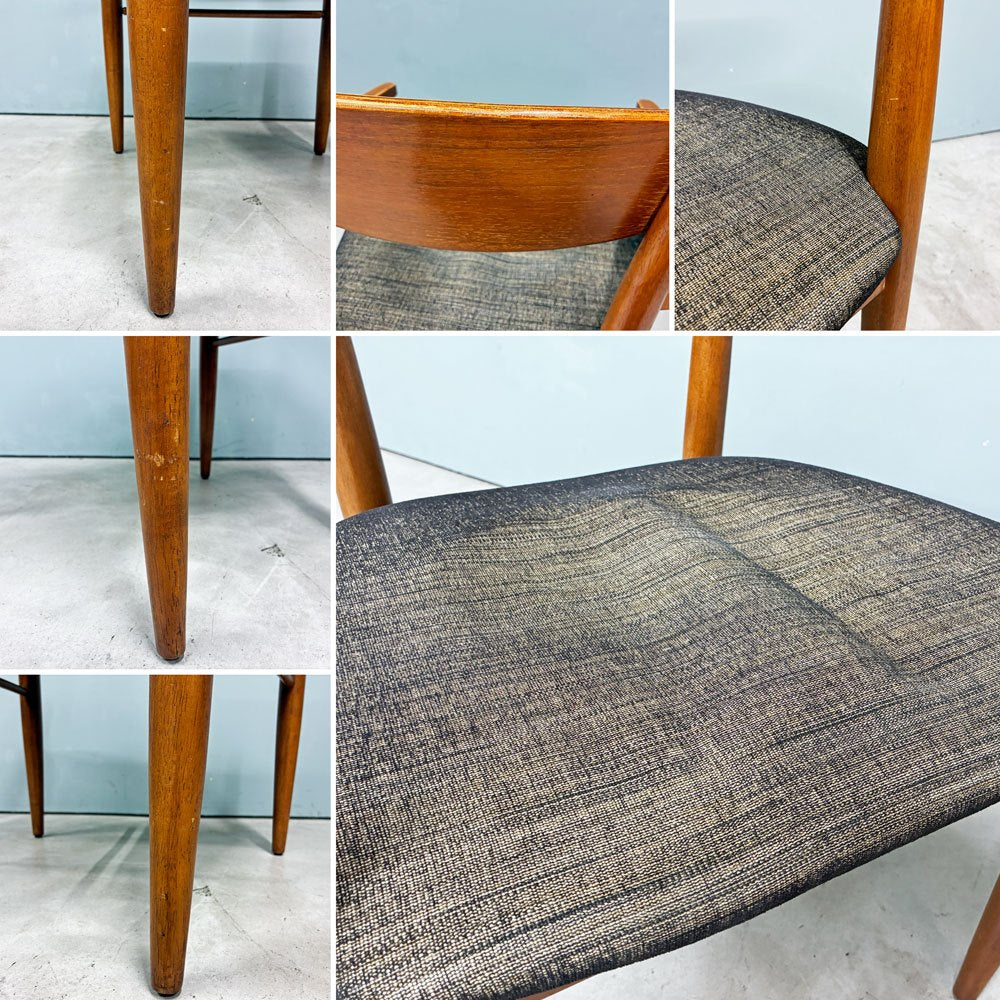 アクメファニチャー ACME Furniture トラッセル アームチェア TRESTLES ARM CHAIR ダイニングチェア ウォールナット ファブリックシート USビンテージスタイル 現状品 A ◎