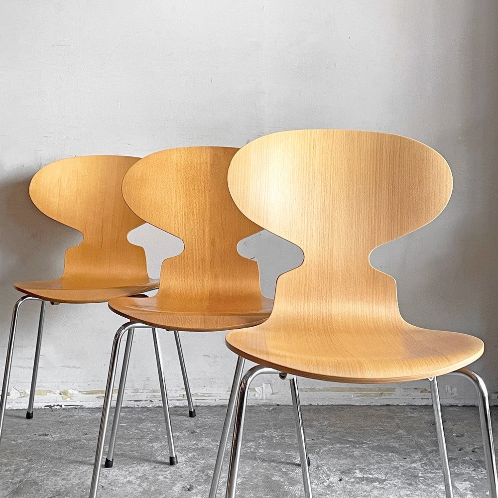 フリッツハンセン Fritz Hansen 3101 アリンコチェア アントチェア 4本脚 ナチュラルビーチ ラッカー仕上げ アルネ・ヤコブセン A ■