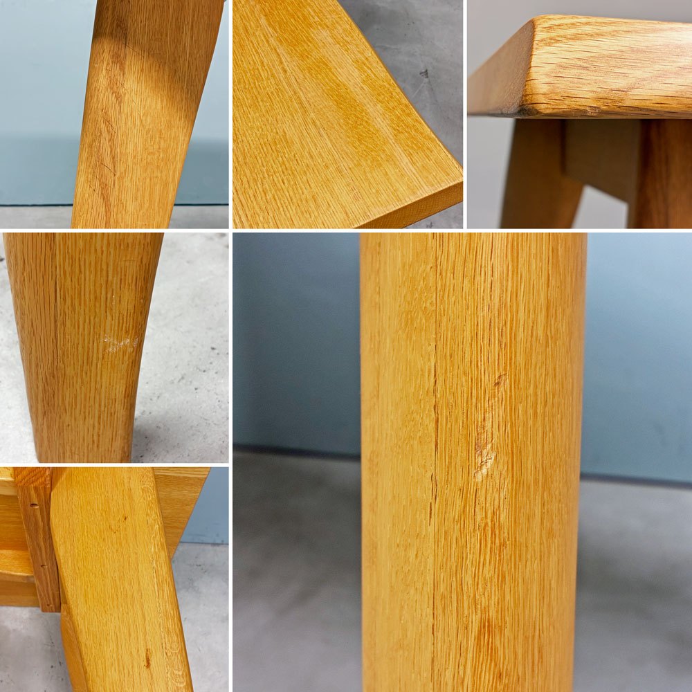 シラカワ家具 Shirakawa ダイニングテーブル オーク無垢材 W135cm 飛騨高山 クラフト家具 ナチュラルモダン ◎