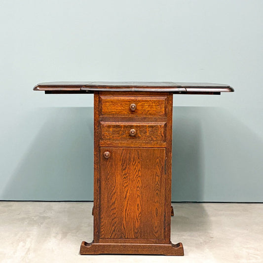 三越家具 ブルージュ Brugge カントリーハウス オーク材 バタフライテーブル ワゴン キャスター付 サイドテーブル 英国カントリー ◎