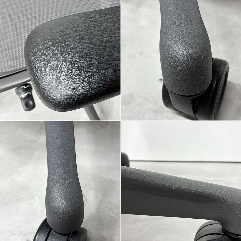 ハーマンミラー Herman Miller アーロンチェア リマスタード フル装備 Aサイズ デスクチェア オフィスチェア グラファイトベース 2020年製 ポスチャーフィットSL 美品 ◎