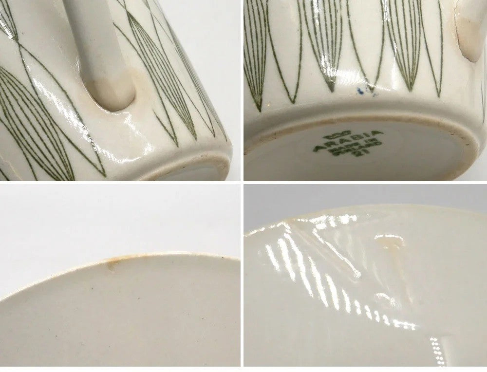 アラビア ARABIA ヴォッコ Vuokko カップ&ソーサー ライヤウオシッキネン Raija Uosikkinen 1960年代 ビンテージ 北欧食器 C ●