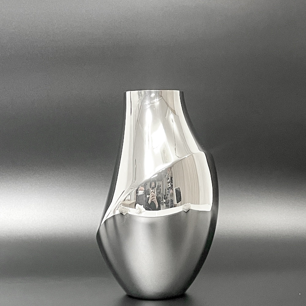 ジョージジェンセン GEORG JENSEN フローラ FLORA Mサイズ 花瓶 h23