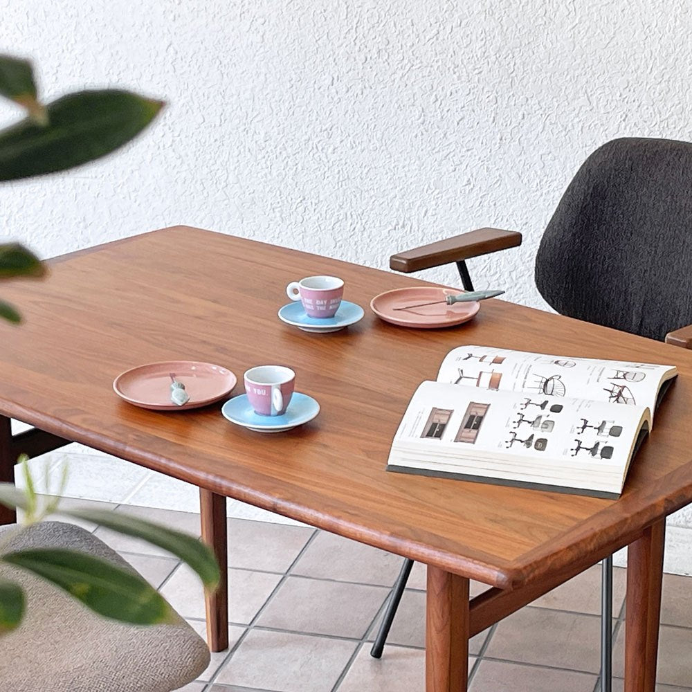 ウニコ unico ノルド NORD ダイニングテーブル ウォールナット材 W125cm ナチュラルモダン 廃番 ◇
