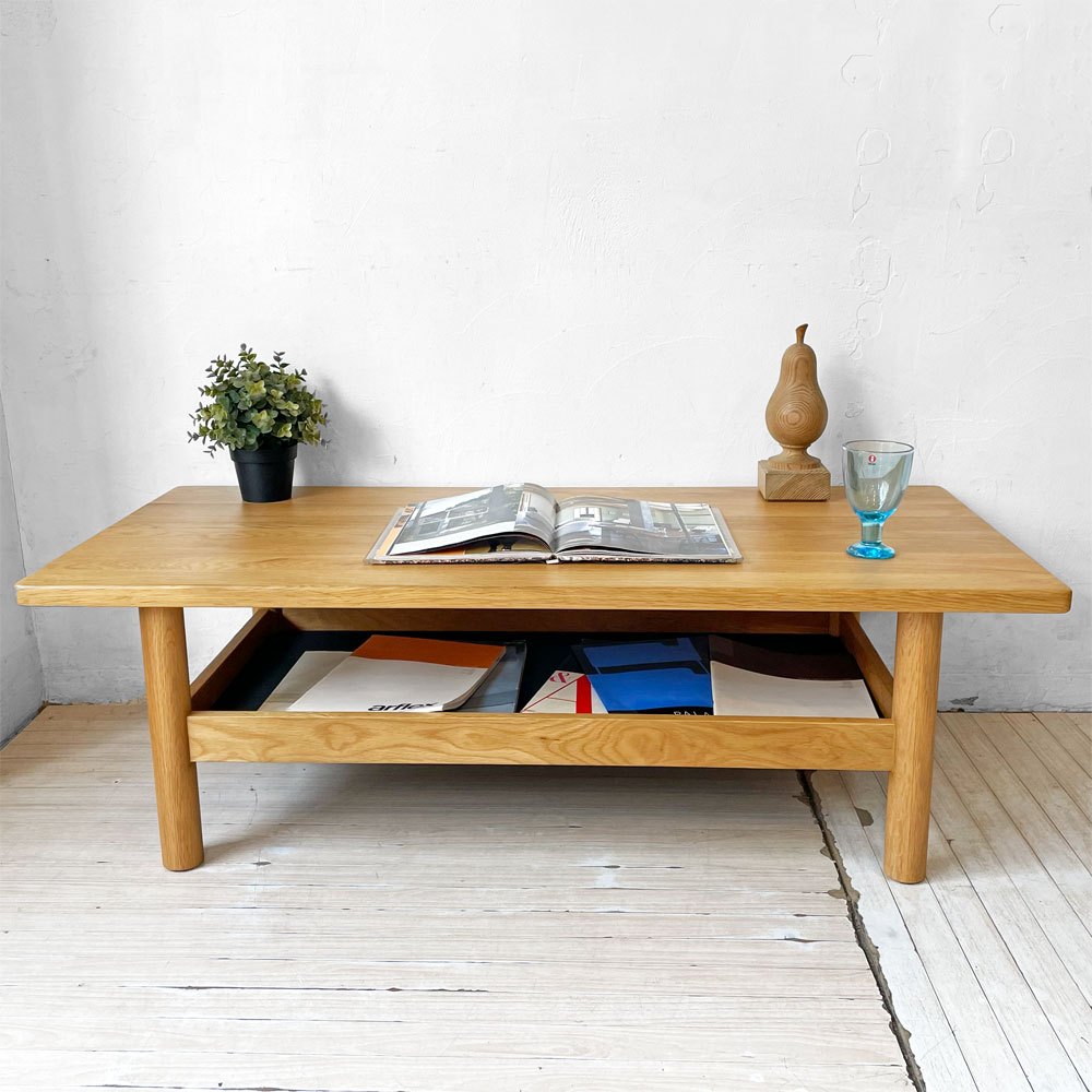 イデー IDEE ディモンシュ ローテーブル DIMANCHE LOW TABLE コーヒーテーブル ホワイトオーク無垢材 ナチュラルモダン ★