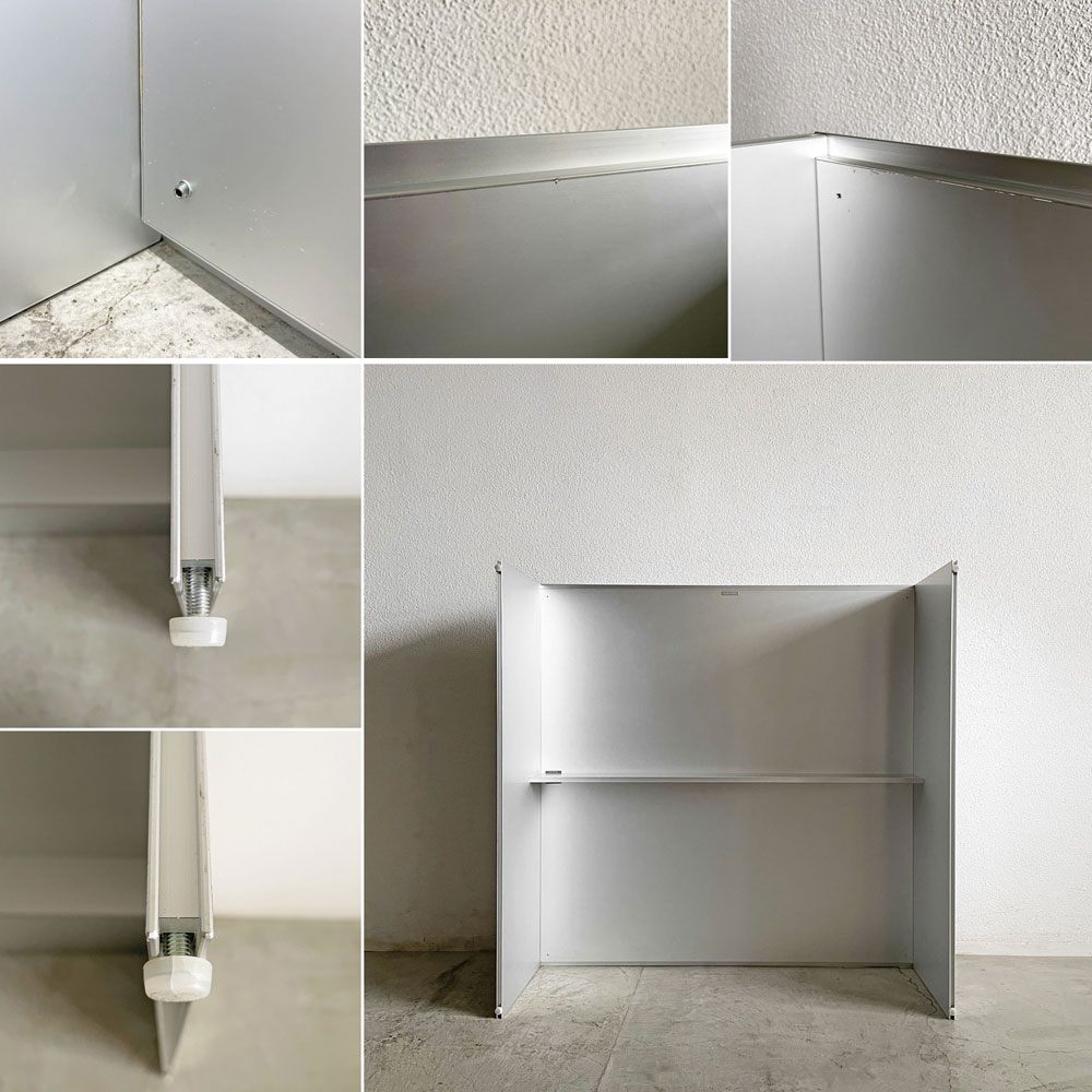カッシーナイクスシー Cassina ixc. エアーフレーム AIR FRAME 3002 センターテーブル スクエア W120.5cm ガラス天板付 デヴィッド・チッパーフィールド インターデコール 〓